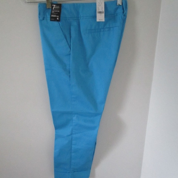 New York & Company Pants - NY & Co Crop Pants 7th Ave 4 Blue Signature NWT
